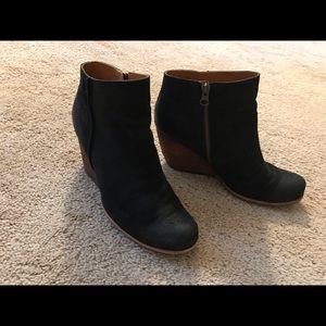 Kork Ease black booties.  Size 8